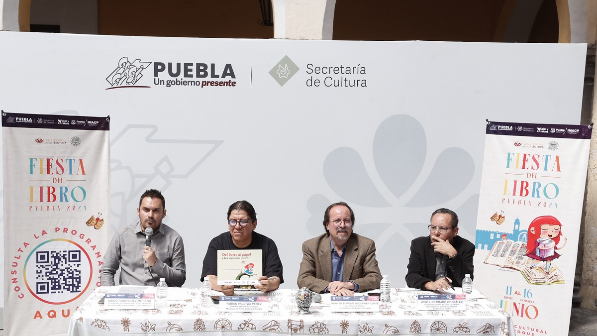 Presentan Fiesta Del Libro 2024 En Puebla Capital