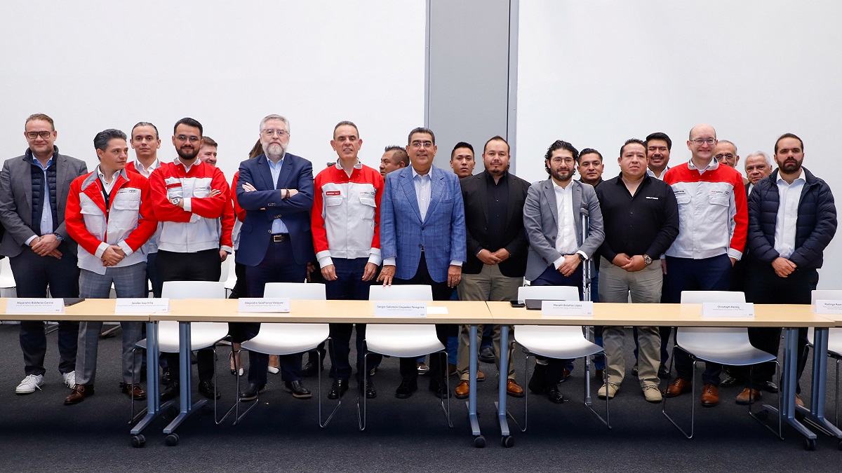 Acuerdo entre audi y sindicato, fortalece ambiente laboral en Puebla Sergio Salomón