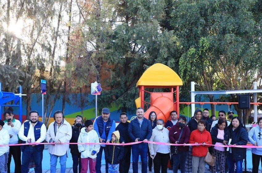  Ayuntamiento de Puebla rehabilita parque de galaxia castillotla