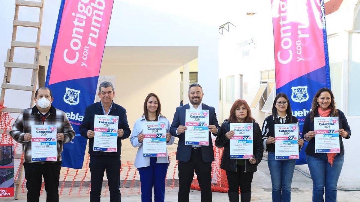Ayuntamiento de Puebla va por 320 nuevas cirugías de cataratas