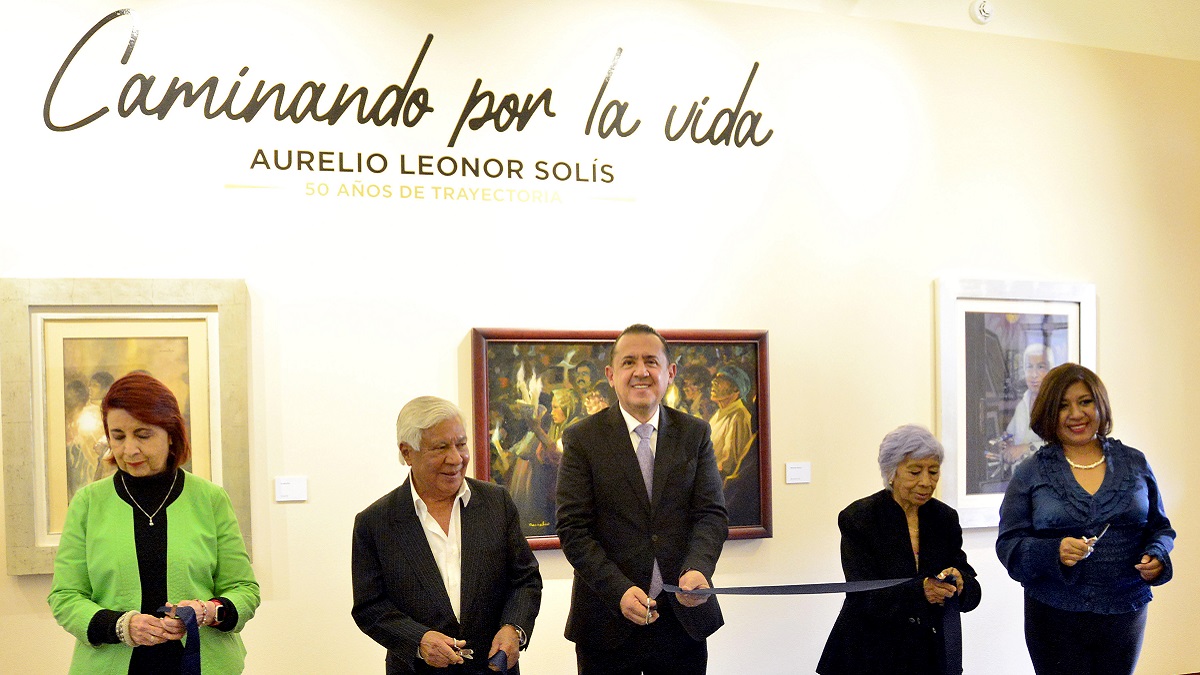 BUAP sede de la exposición “Caminando por la vida”, 50 años de trayectoria, de Aurelio Leonor Solís