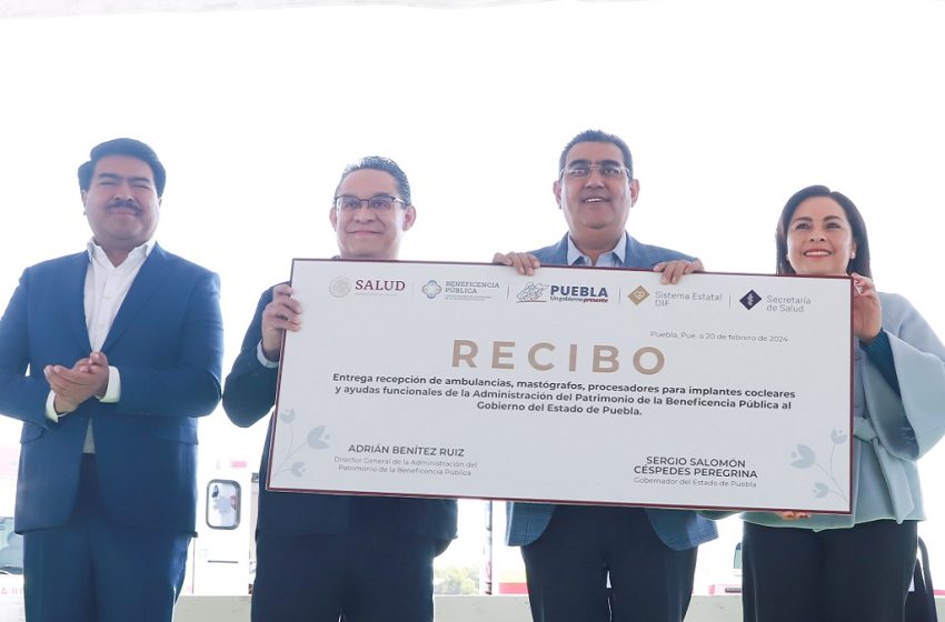  Con beneficencia pública, gobierno estatal se ocupa por mejorar calidad de vida de poblanas y poblanos: Sergio Salomón