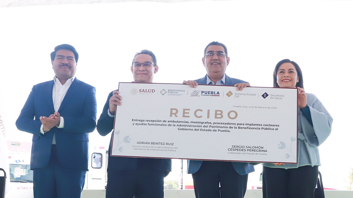 Con beneficencia pública, gobierno estatal se ocupa por mejorar calidad de vida de poblanas y poblanos Sergio Salomón