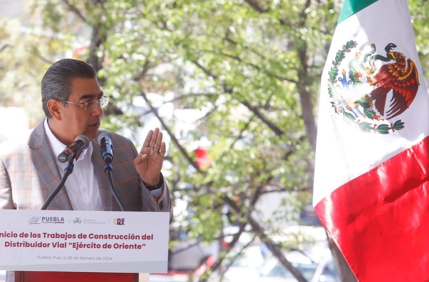  Con distribuidor “ejército de oriente”, gobierno estatal y federación favorecerán movilidad hacia el sureste