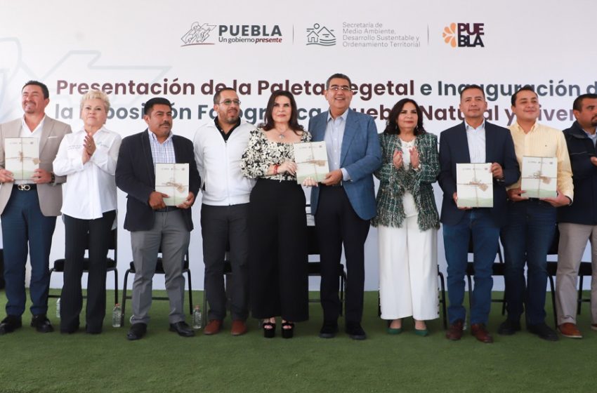  Con entrega de “paleta vegetal” y exposición fotográfica, gobierno estatal promueve la preservación ambiental