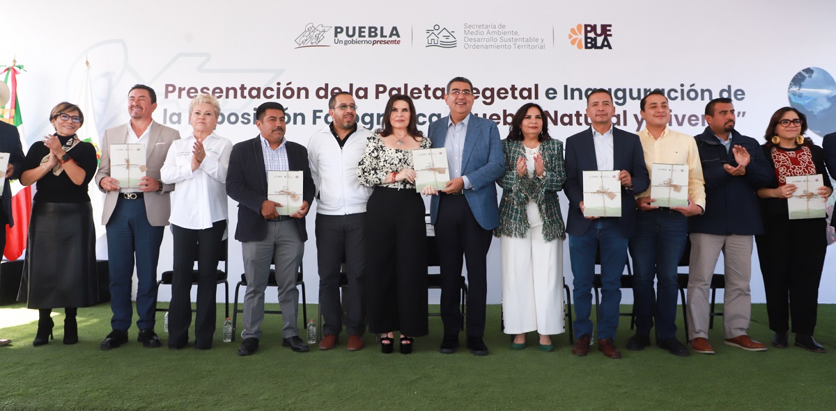 Con entrega de “paleta vegetal” y exposición fotográfica, gobierno estatal promueve la preservación ambiental