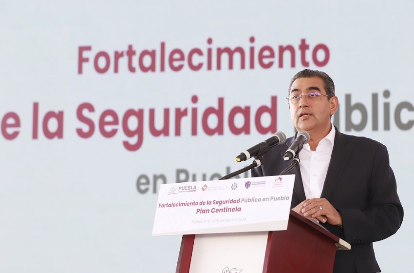  Consolida gobierno de Sergio Salomón a Puebla  como un estado seguro