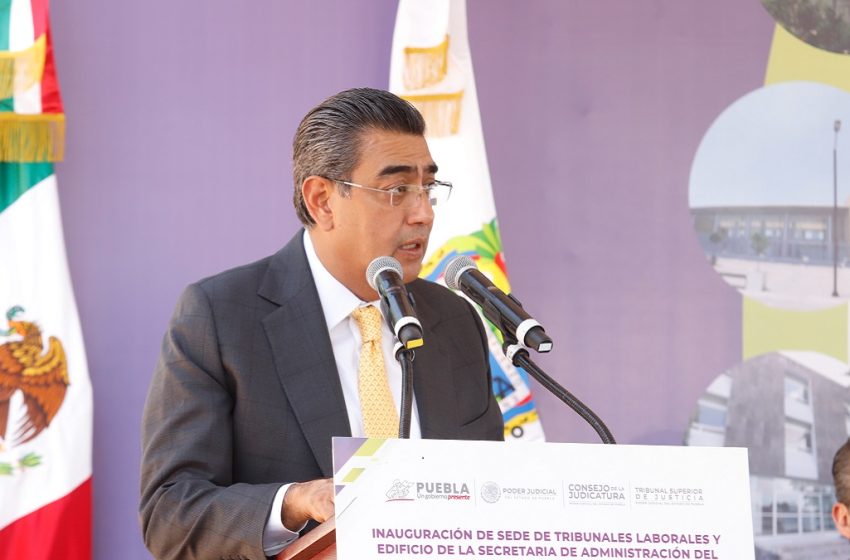  Convoca Sergio Salomón a construir una Puebla de paz