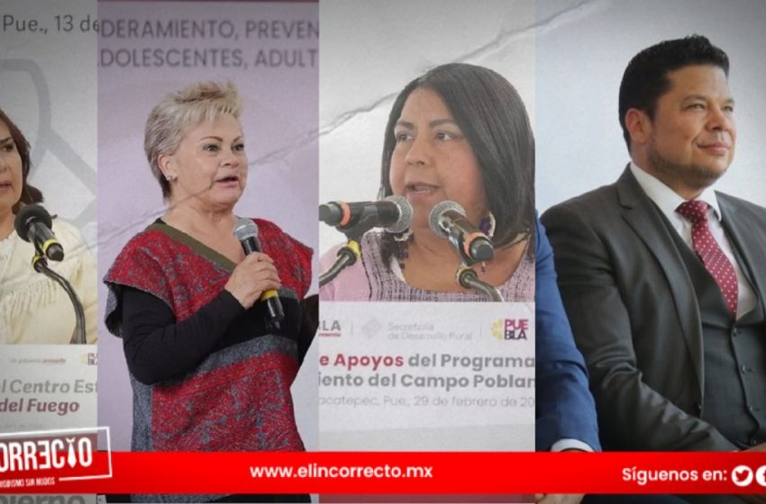  Estos cuatro funcionarios renunciaron al gobierno de Puebla por el proceso electoral
