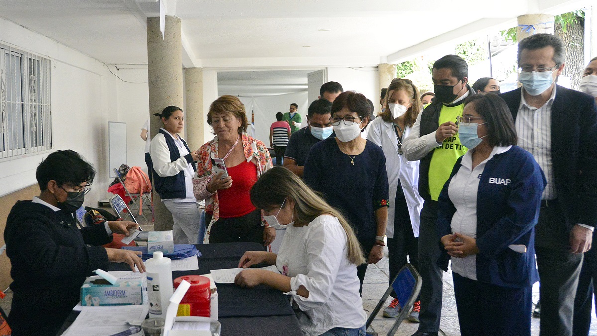 Jornada Universitaria “La BUAP cerca de ti” en la Junta Auxiliar de San Pedro Zacachimalpa