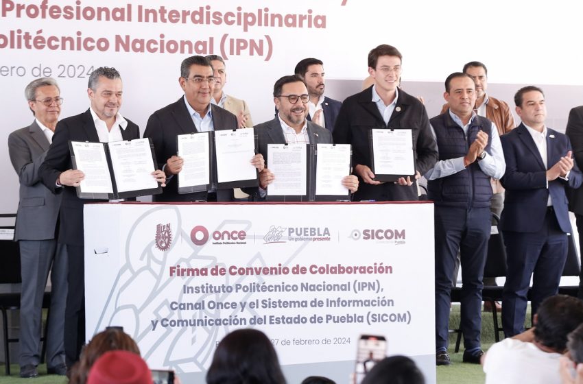  SICOM transmitirá programas de Canal 11 por firma de convenio