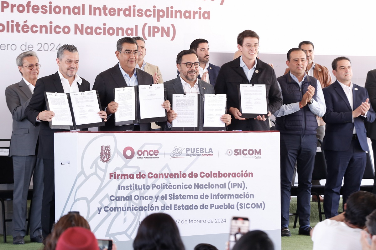 SICOM transmitirá programas de Canal 11 por firma de convenio