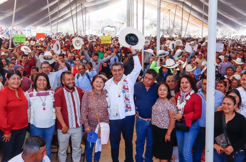  “Somos el gobierno que históricamente ha invertido más en el campo poblano”: Sergio Salomón