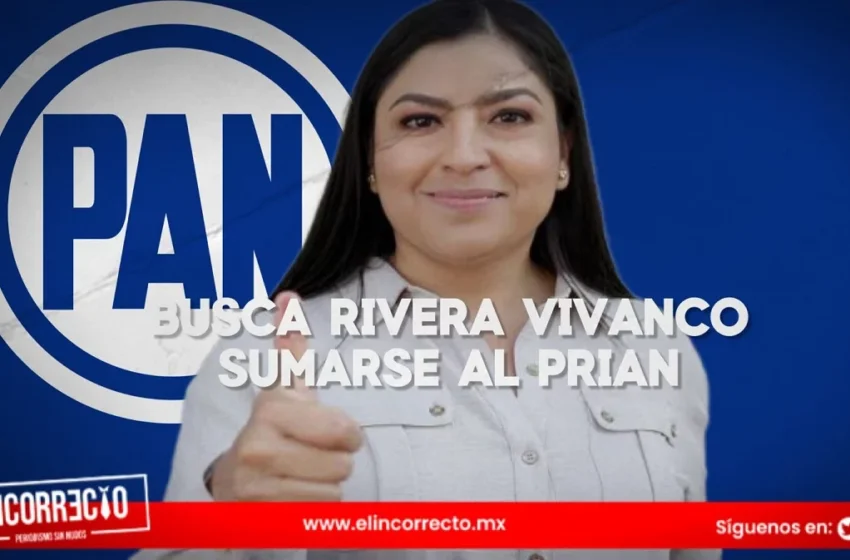  «Claudia Rivera se arrepiente y busca sumarse al PAN»: Adán Domínguez