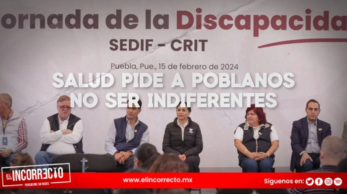 Salud pide a poblanos no ser indiferentes con personas e infancias con discapacidad
