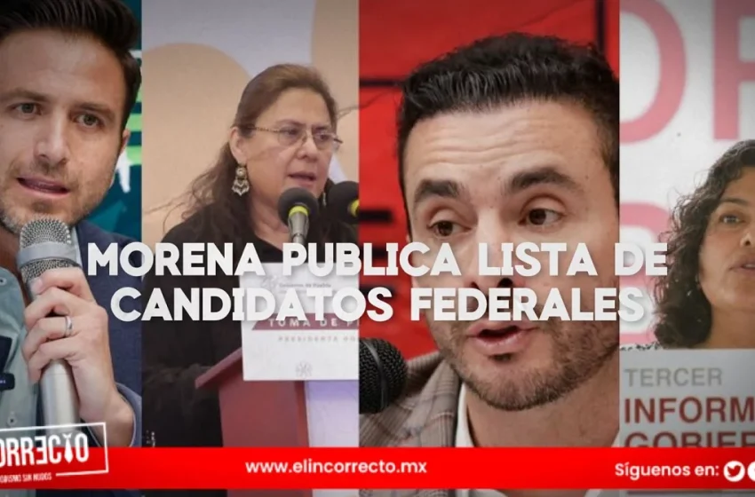  Morena publica la lista de candidatos a diputados federales por Puebla