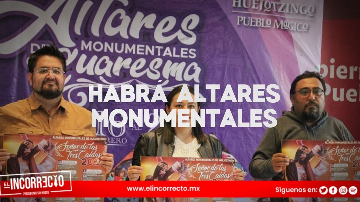 Huejotzingo prepara altares monumentales durante la Cuaresma