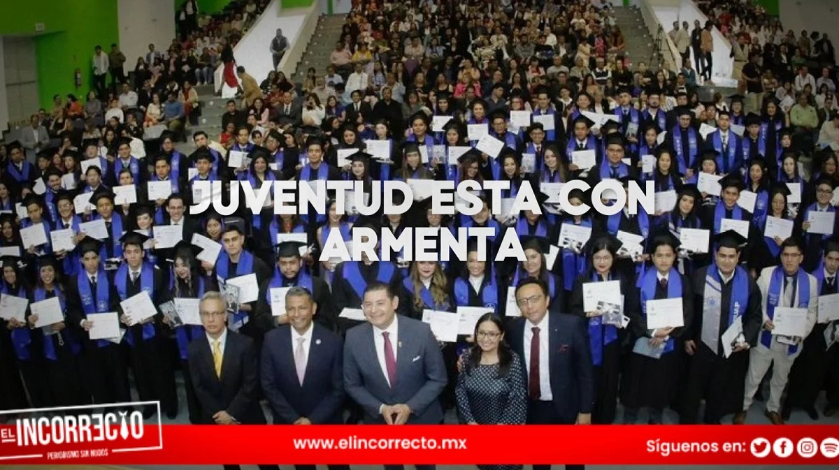El futuro de Puebla está en las juventudes con conciencia crítica: Armenta