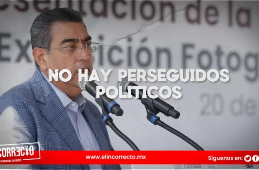  En Puebla no hay ningún perseguido político: Sergio Salomón