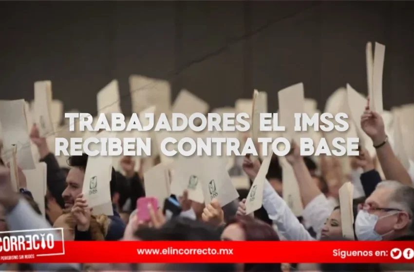  2,600 trabajadores reciben contrato base con inicio del sistema IMSS-Bienestar en Puebla