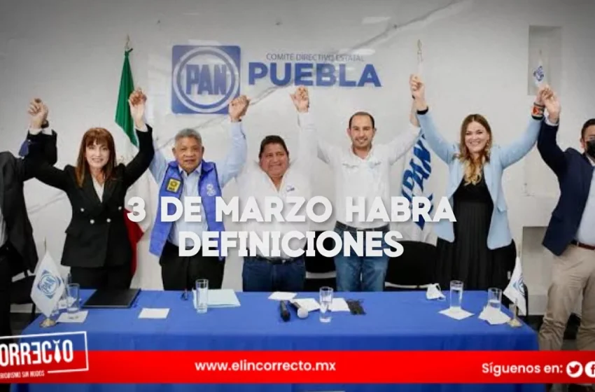  El 3 de marzo, panistas votarán para elegir a su candidata a la alcaldía de San Andrés Cholula