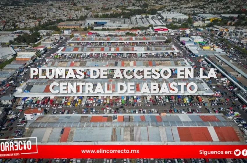  Instalarán parquímetros y plumas de acceso en la Central de Abasto en Puebla