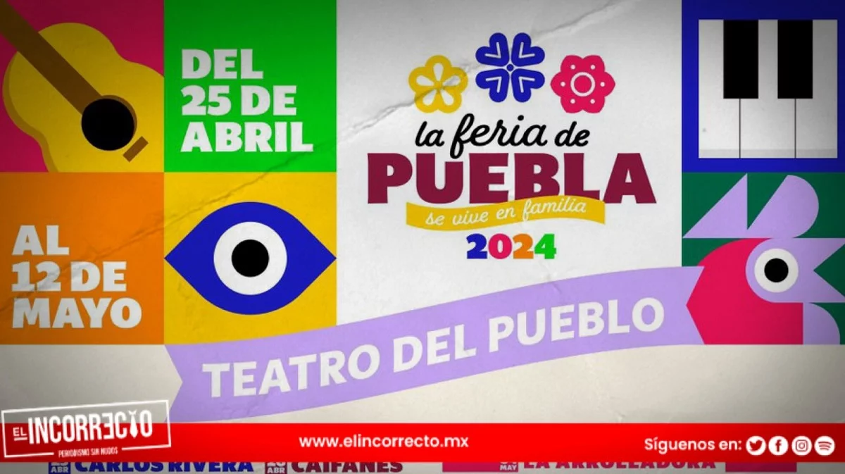 Maluma, Sebastián Yatra y Santa Fe Klan en el Teatro Pueblo de la Feria de Puebla 2024