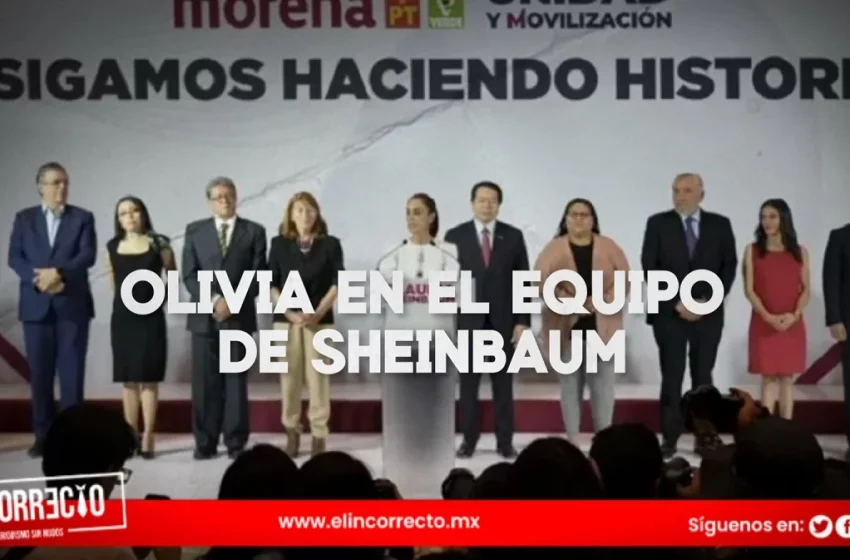  Olivia Salomón, la poblana que estará en el equipo de campaña de Claudia Sheinbaum