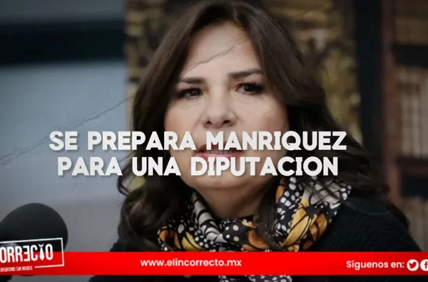  Renuncia Beatriz Manrique a Medio Ambiente; se perfila a una diputación en Puebla