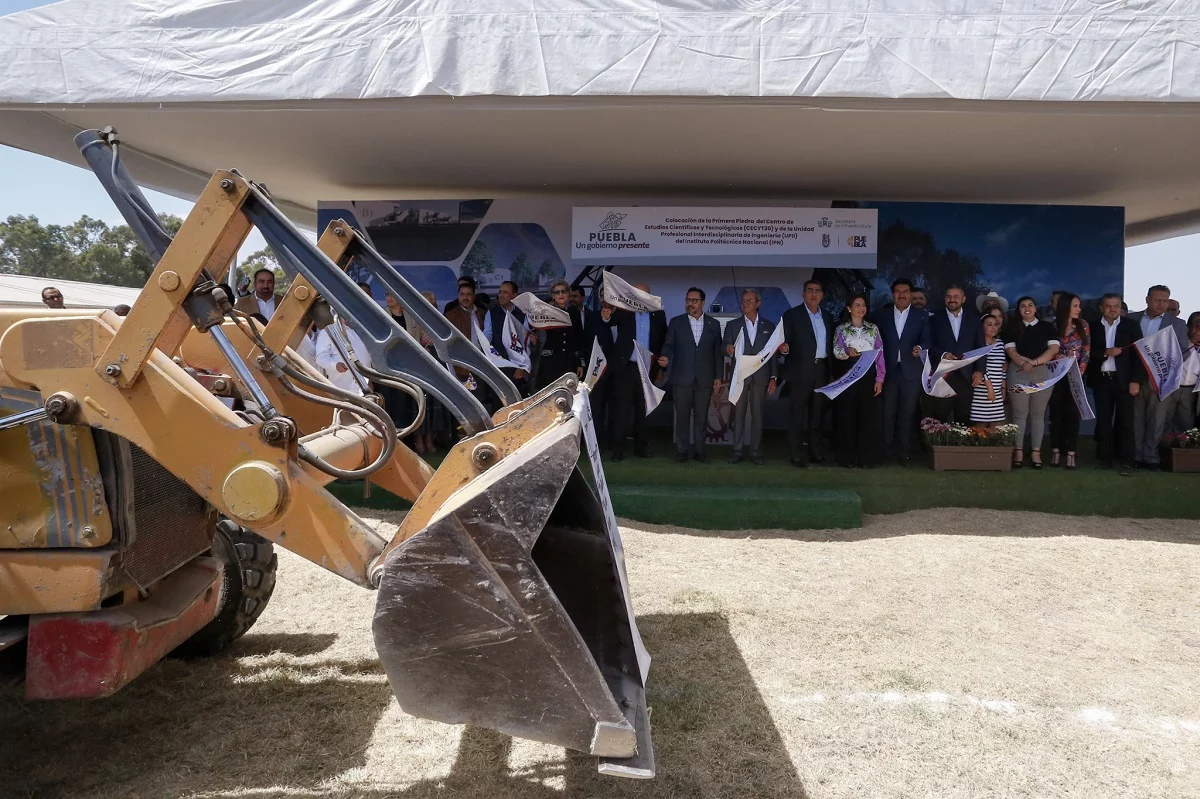 Inicia construcción del CECYT 20 y Unidad de Ingeniería del IPN en Puebla; ofertará 7 mil 500 lugares