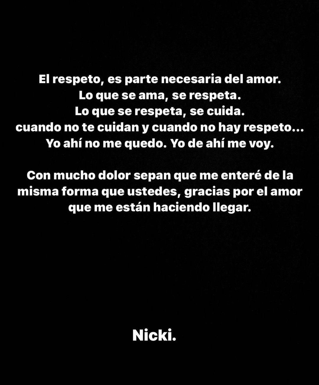 Nicki Nicole confirma ruptura con Peso Pluma tras supuesta infidelidad