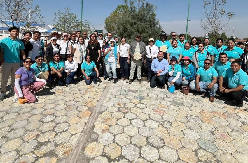  Abre la BUAP su “Plazuela de la Sostenibilidad” con adoquines de unicel reciclado