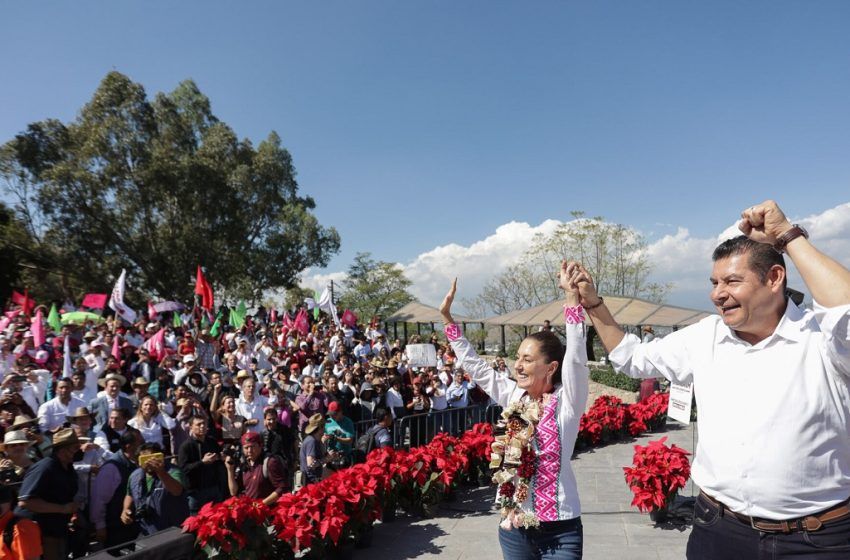  Armenta iniciará campaña en Izúcar de Matamoros acompañado de Claudia Sheinbaum