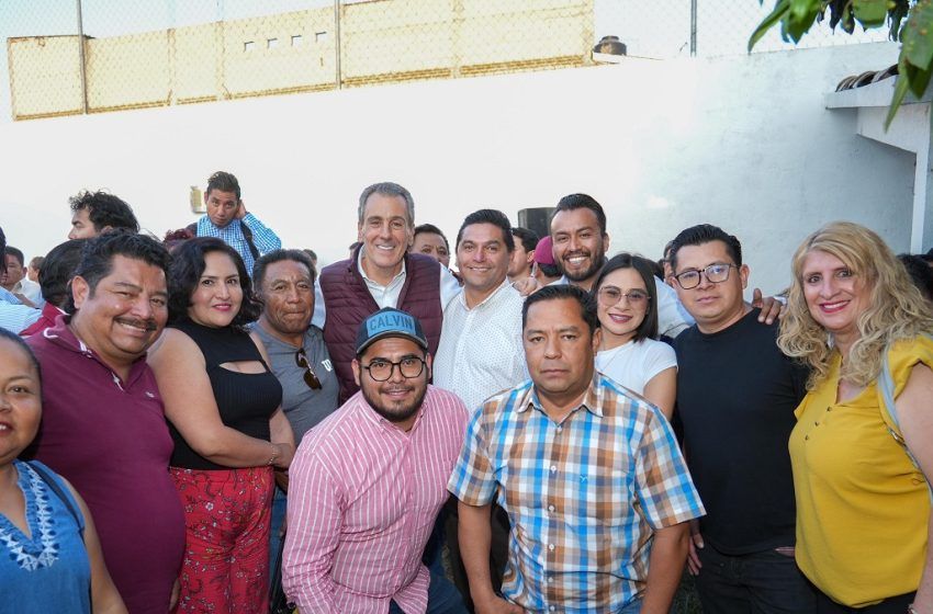  Convive Pepe Chedraui con habitantes de colonias del norte de la capital poblana