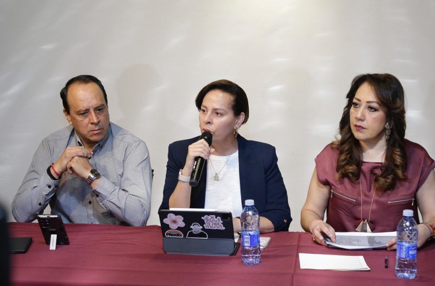  El Miedo sí anda en burro y es azul advierte Edurne Ochoa, «en Morena promovemos la paz»