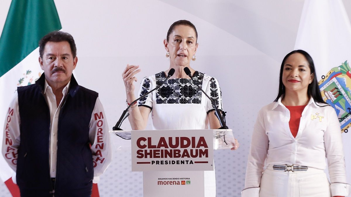 Frente a Nacho Mier, Claudia sheinbaum defiende candidaturas