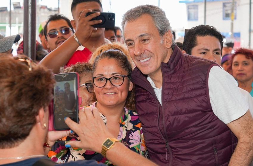  Pepe Chedraui entabla diálogo con habitantes de la Junta Auxiliar de San Pablo Xochimehuacan
