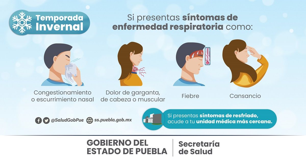 Reporta Salud tres nuevos contagios por influenza en Puebla