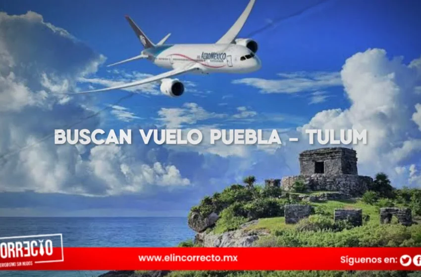  Vuelos Puebla-Tulum y a Tuxtla Gutiérrez busca gobierno estatal con aerolíneas