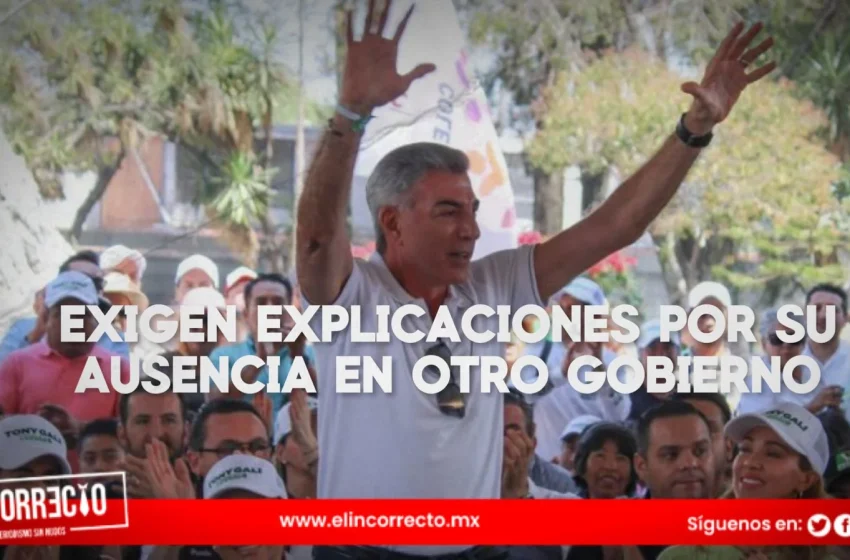  Candidatos del PAN exigen explicaciones a Tony Gali por su ausencia durante el gobierno de Miguel Barbosa