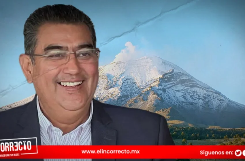 Pide gobernador de Puebla evitar actividades al aire libre y uso de cubrebocas por caída de ceniza