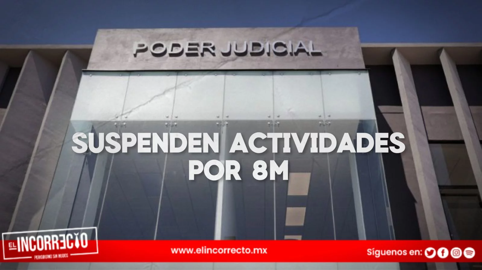Poder Judicial de Puebla suspenderá actividades por el 8M