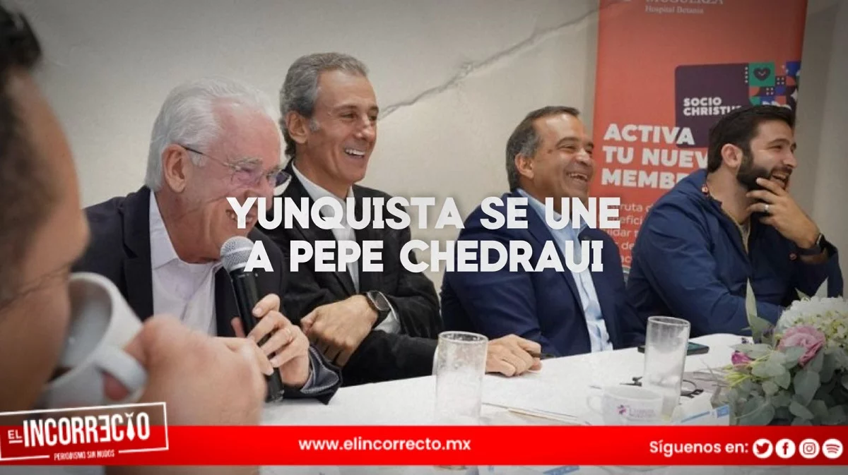 Yunquista Toño Sánchez Díaz de Rivera se suma al morenista Pepe Chedraui