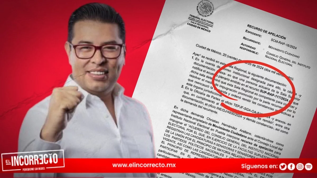 El Tribunal Electoral del Poder Judicial de la Federación revisará la queja promovida por MC bajo el argumento de que Nestor Camarillo usurpó una posición indígena