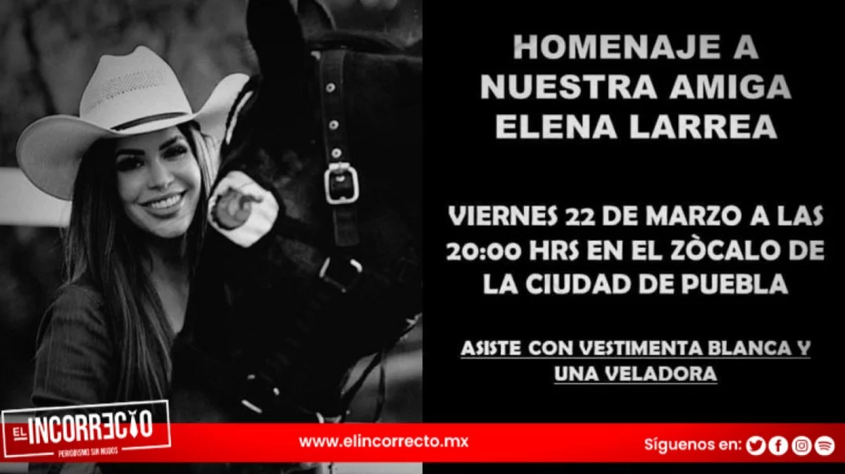 Preparan homenajes a Elena Larrea tras su deceso