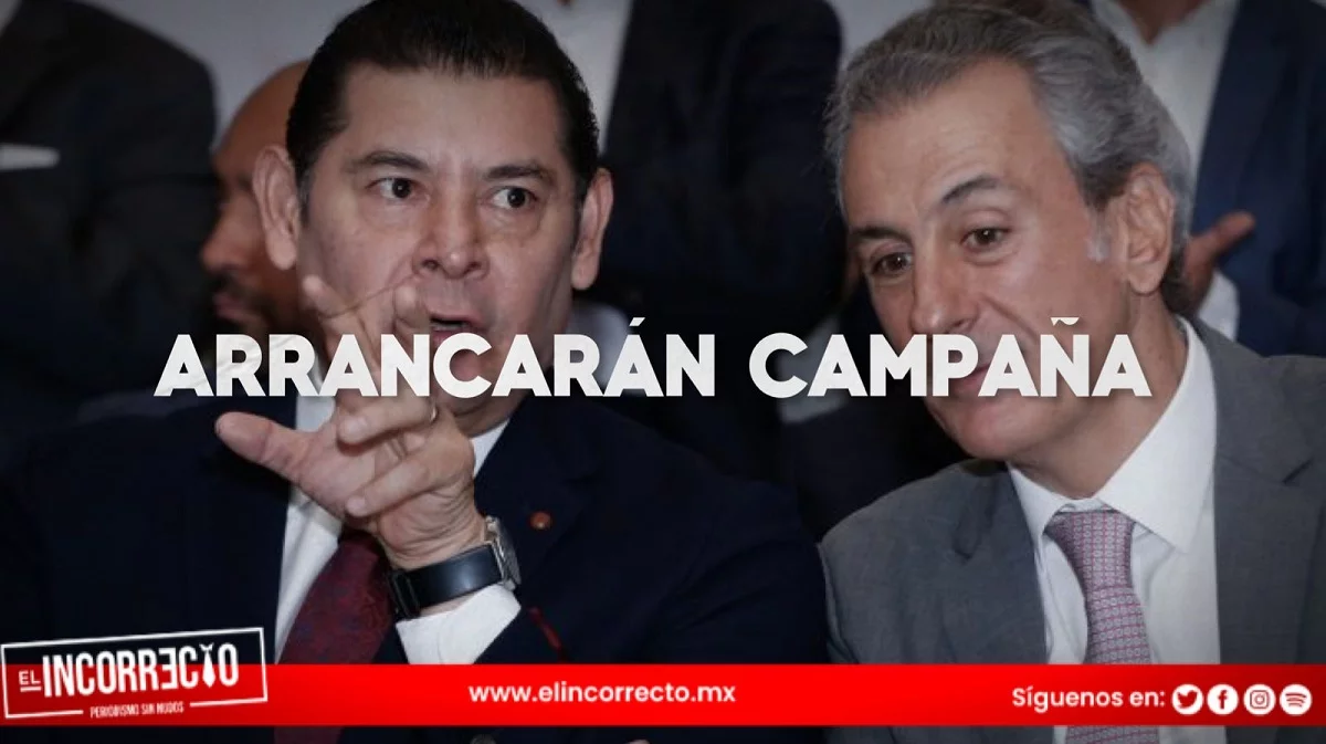Al primer minuto del 31 de marzo, Armenta y Pepe Chedraui iniciarán campaña en Puebla capital