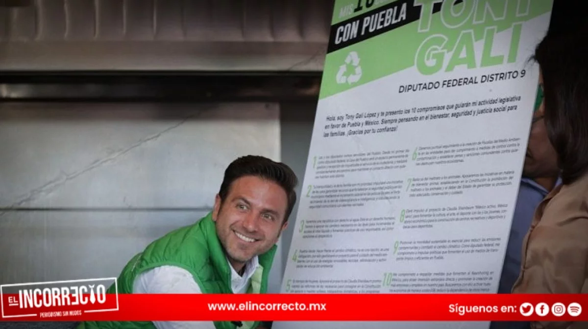 El PRD me cerró las puertas y el Verde me dio oportunidad de competir: Tony Gali Jr.