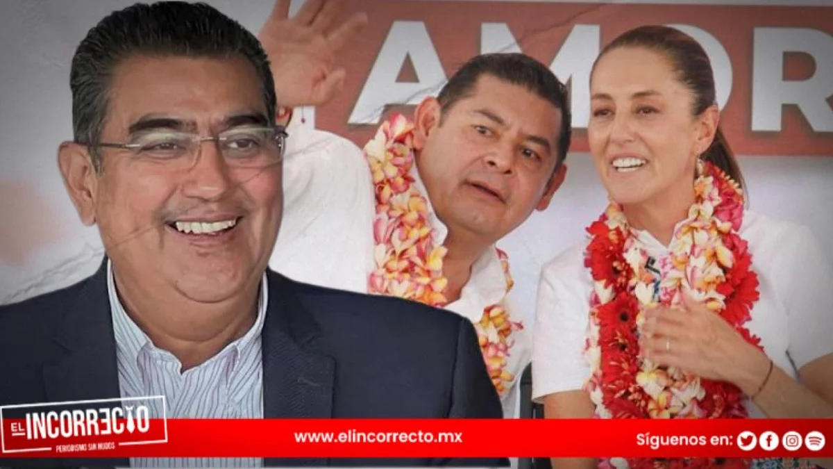 Claudia Sheinbaum y Armenta reconocen trabajo de Sergio Salomón como gobernador de Puebla