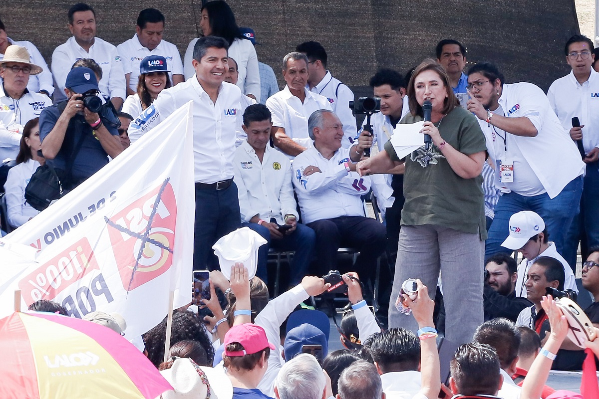 Xóchitl Gálvez calla sobre los candidatos del PSI ligados al huachicol