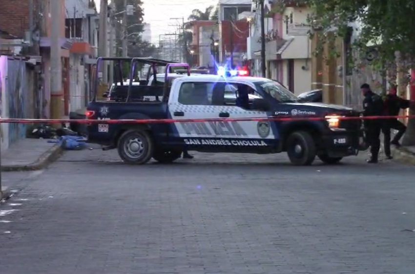  ¡Horror en San Andrés Cholula! Hombre asesinado de un disparo en el pecho en plena vía pública